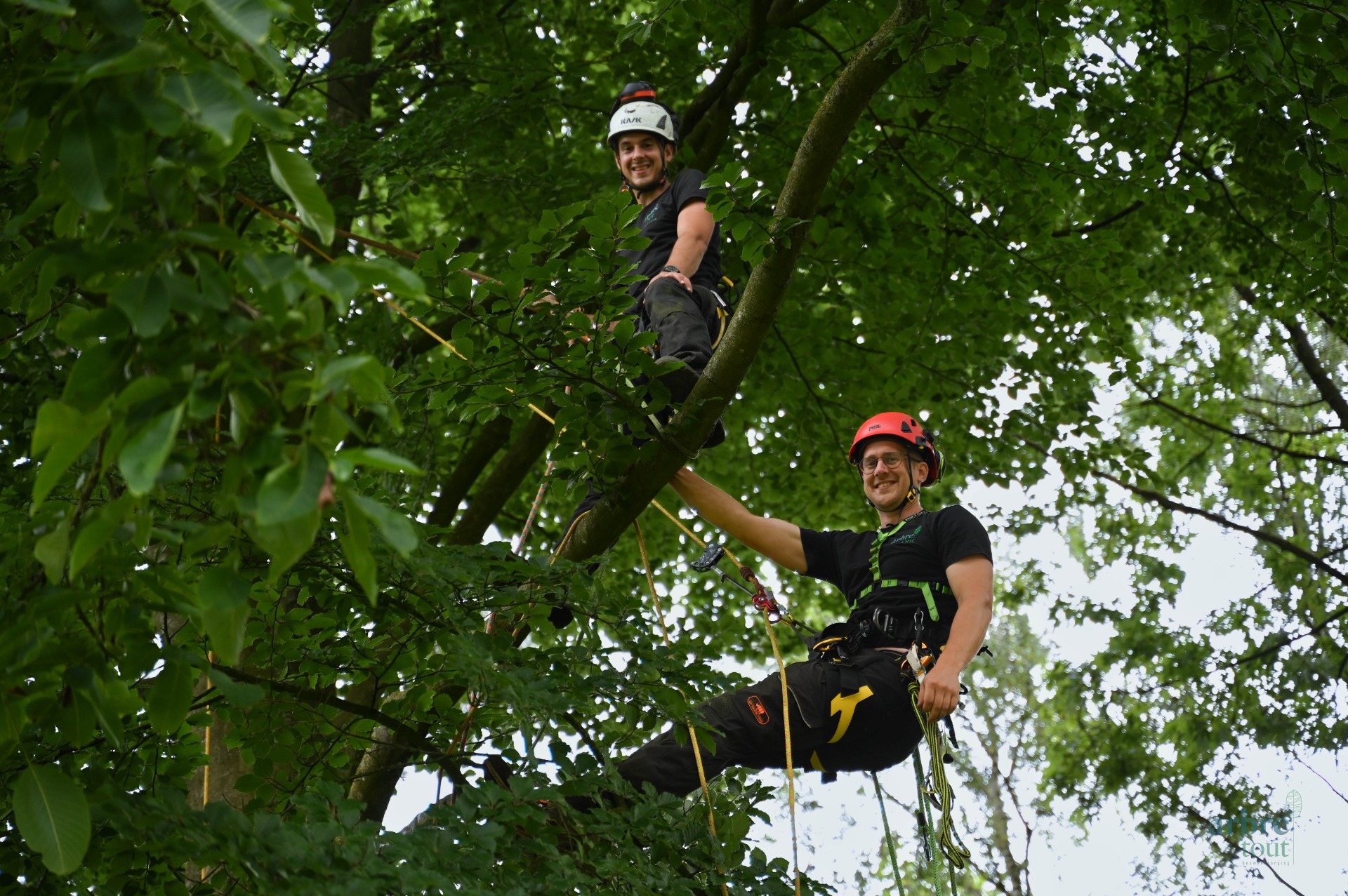 Klimmen met behulp van touwtechnieken